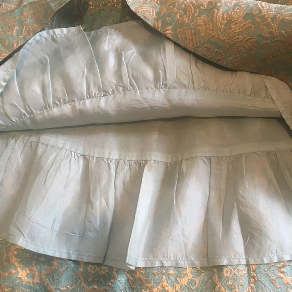 Vintage teal/ aqua circle/ a line skirt - Picture 8 of 8